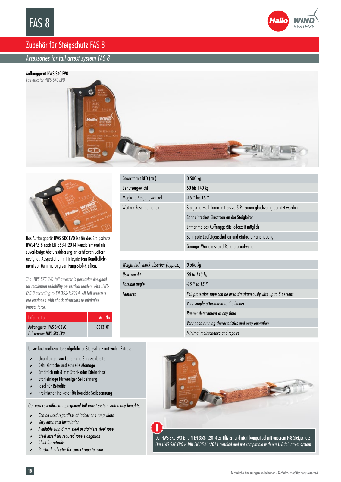 Vorschau Hailo Wind Systems Katalog/Catalog v09/22 Seite 18
