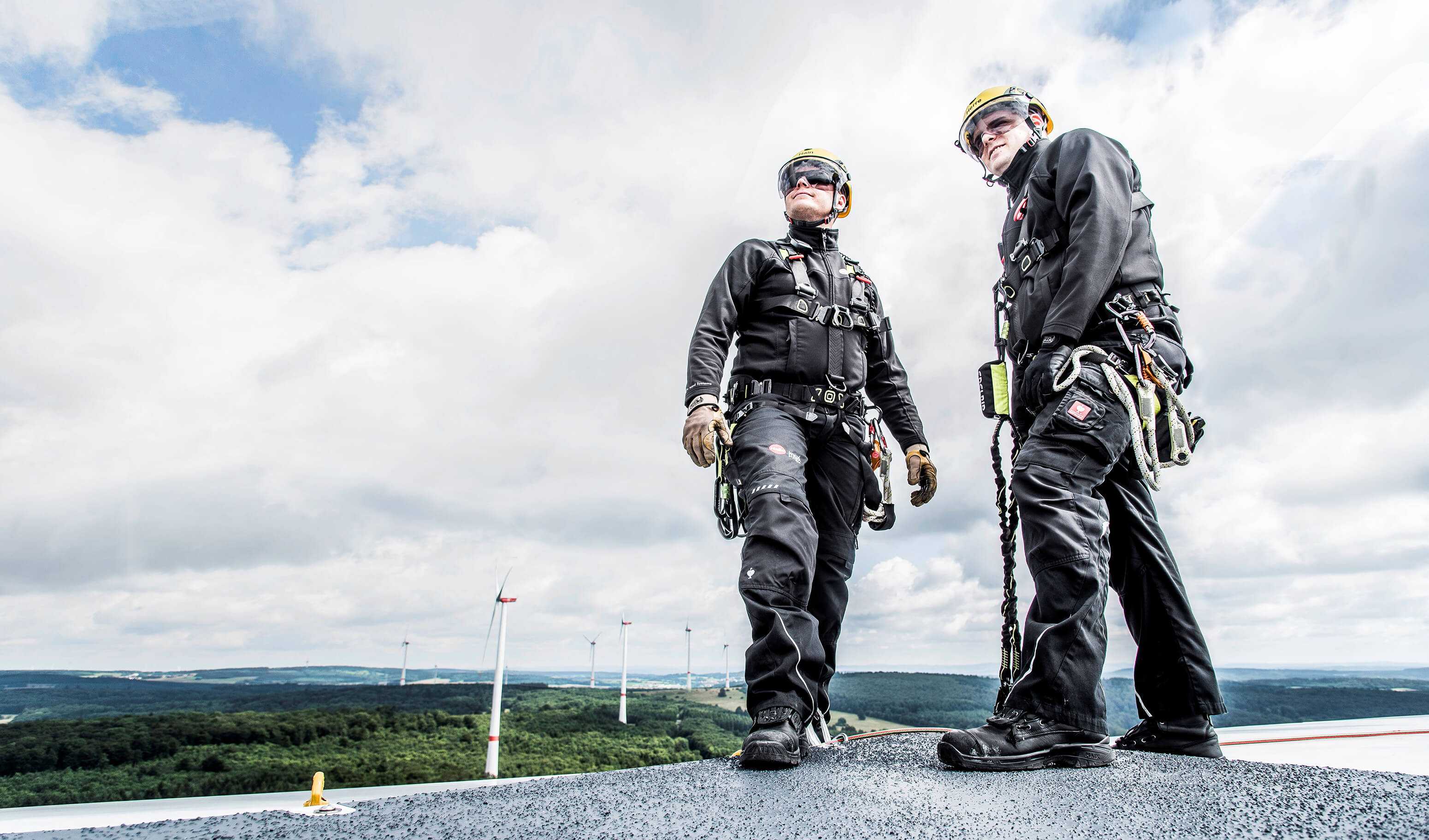 Hailo Wind Systems workers