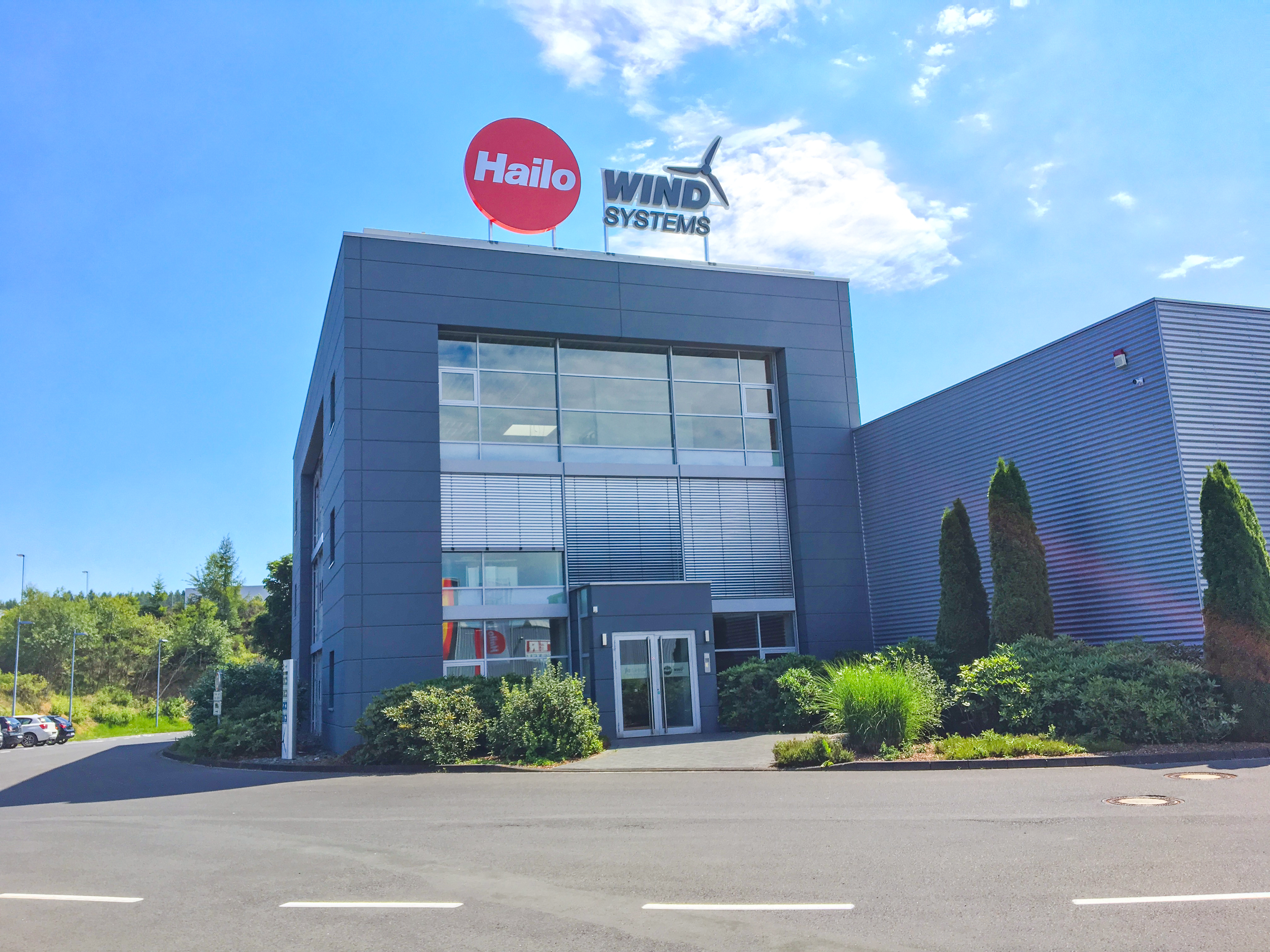 Außenansicht Hailo Wind Systems Kalteiche-Ring 18 