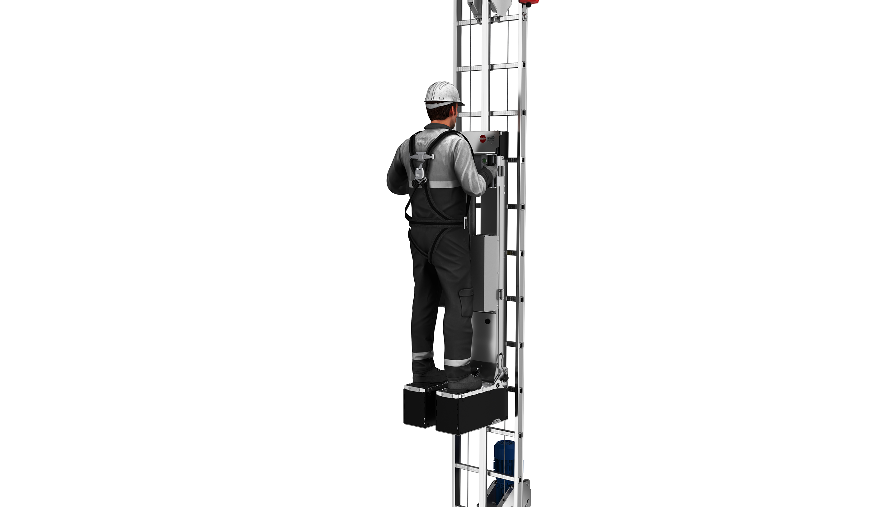 Mann nutzt C-Lift
