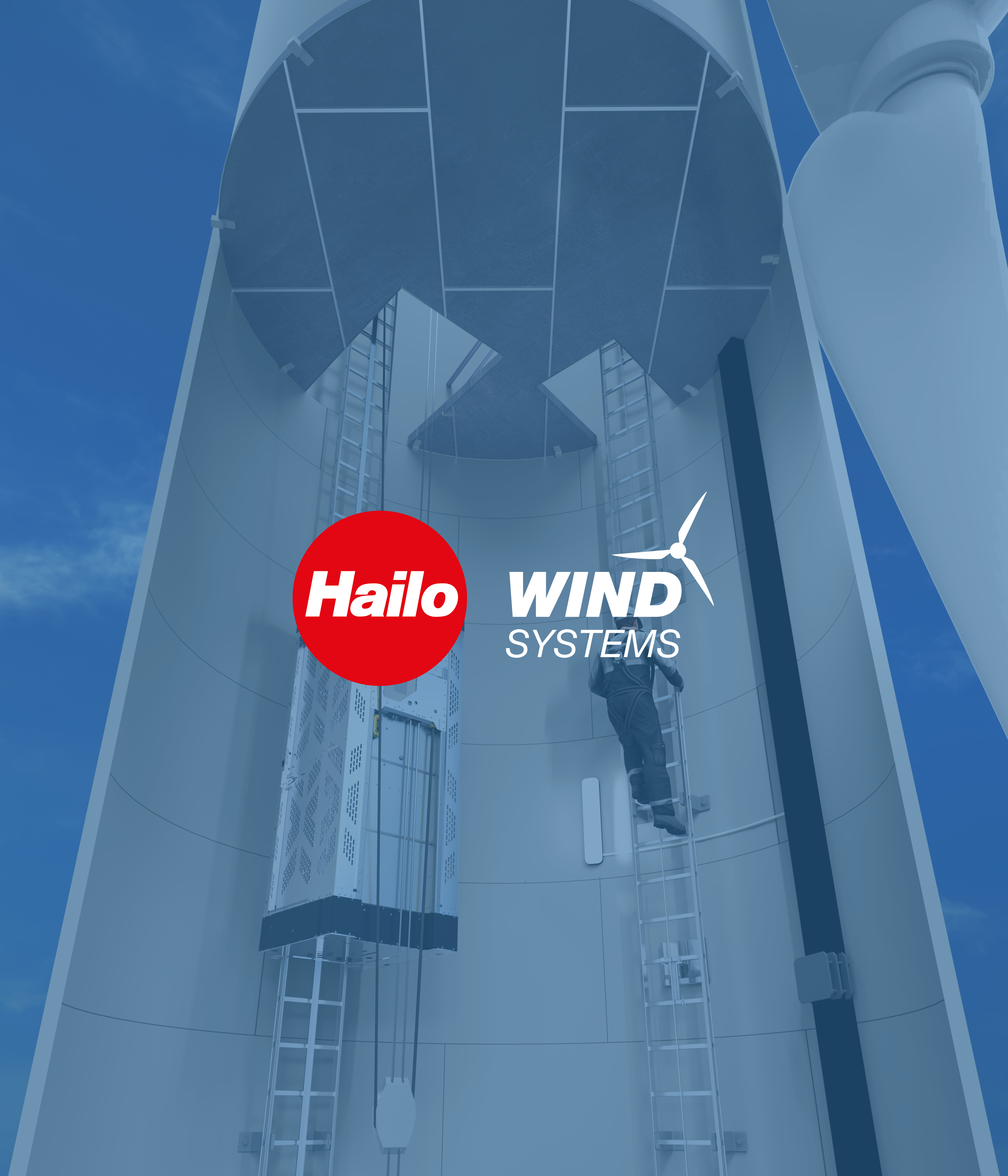 Hailo Wind Systems Logo, Services für Windkraftanlagen, PSAgA, Dienstleistungen, Wartung, Generalüberholung, Servicelift, TOPlift Z