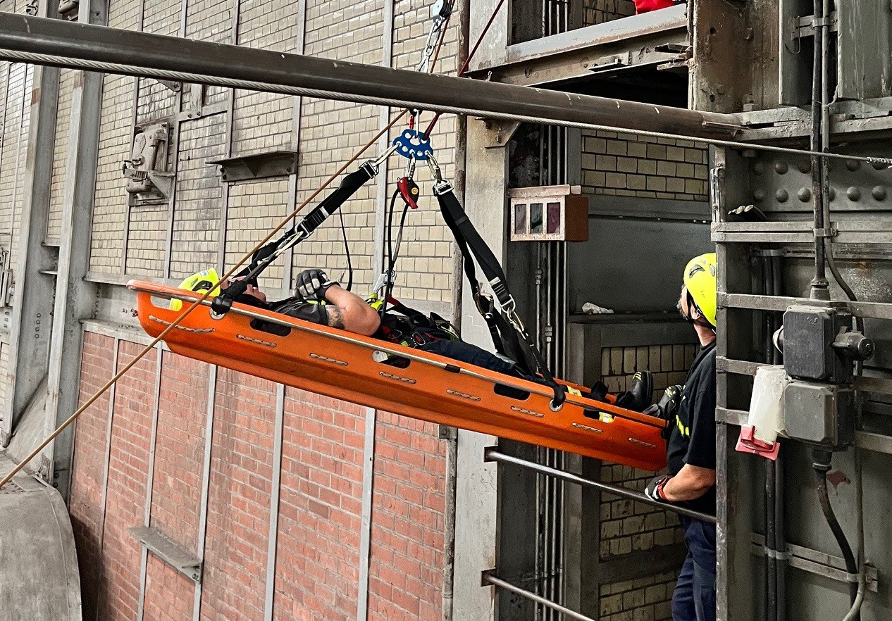 Hochwerk, Feuerwehr, Trainings, Rettung übergewichtige Personen, Hailo Wind Systems, HWS, Safety And Rescue Academy, S.A.R.A.,