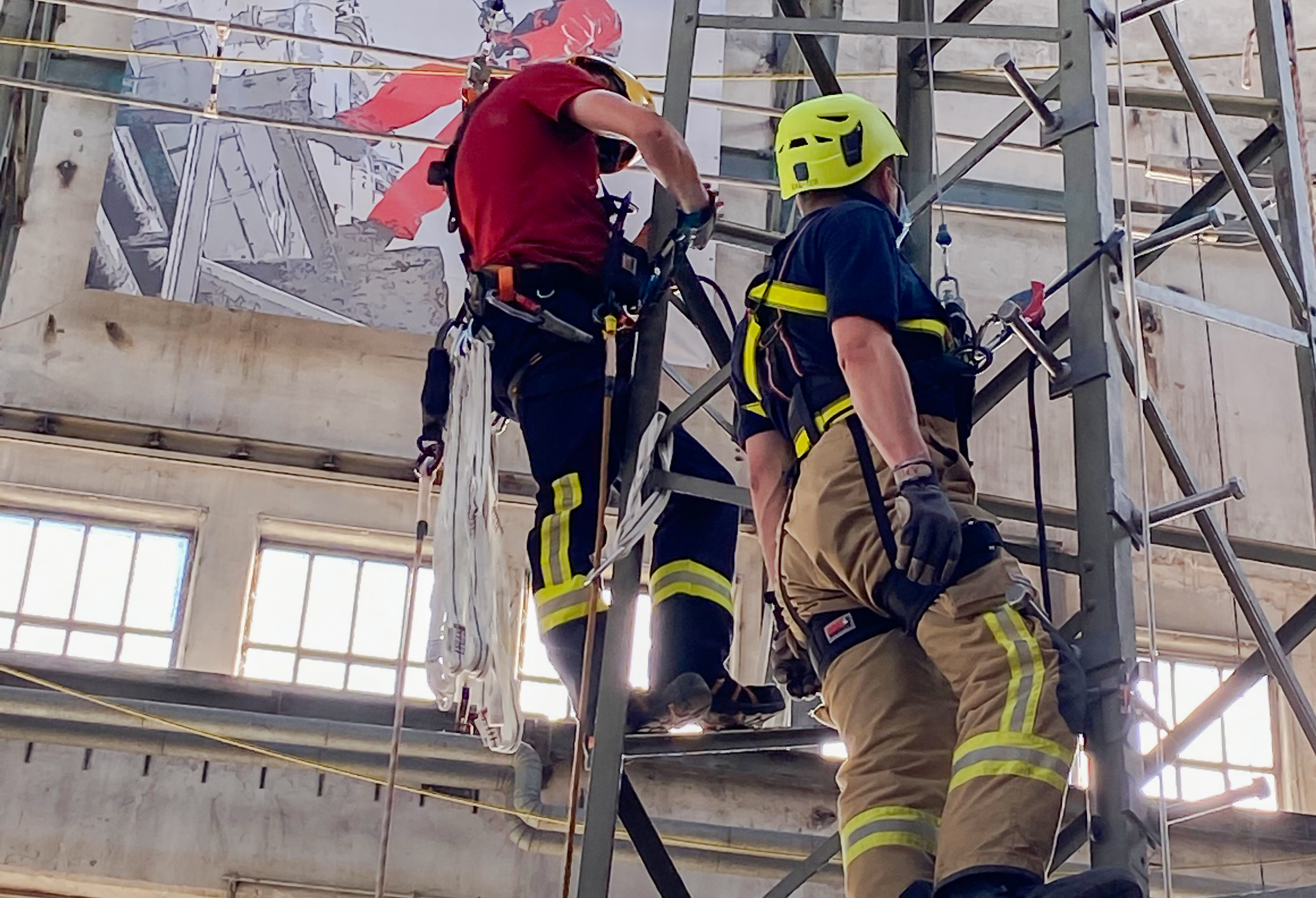 Hochwerk, Bornack, PSAgA Unterweisung, Mittelspannung, Höhenrettung, HWS, Hailo Wind Systems, Trainings-Center, Safety And Rescue Academy (S.A.R.A.), S.A.R.A. Training, Sicherheitstrainings, Trainings, 