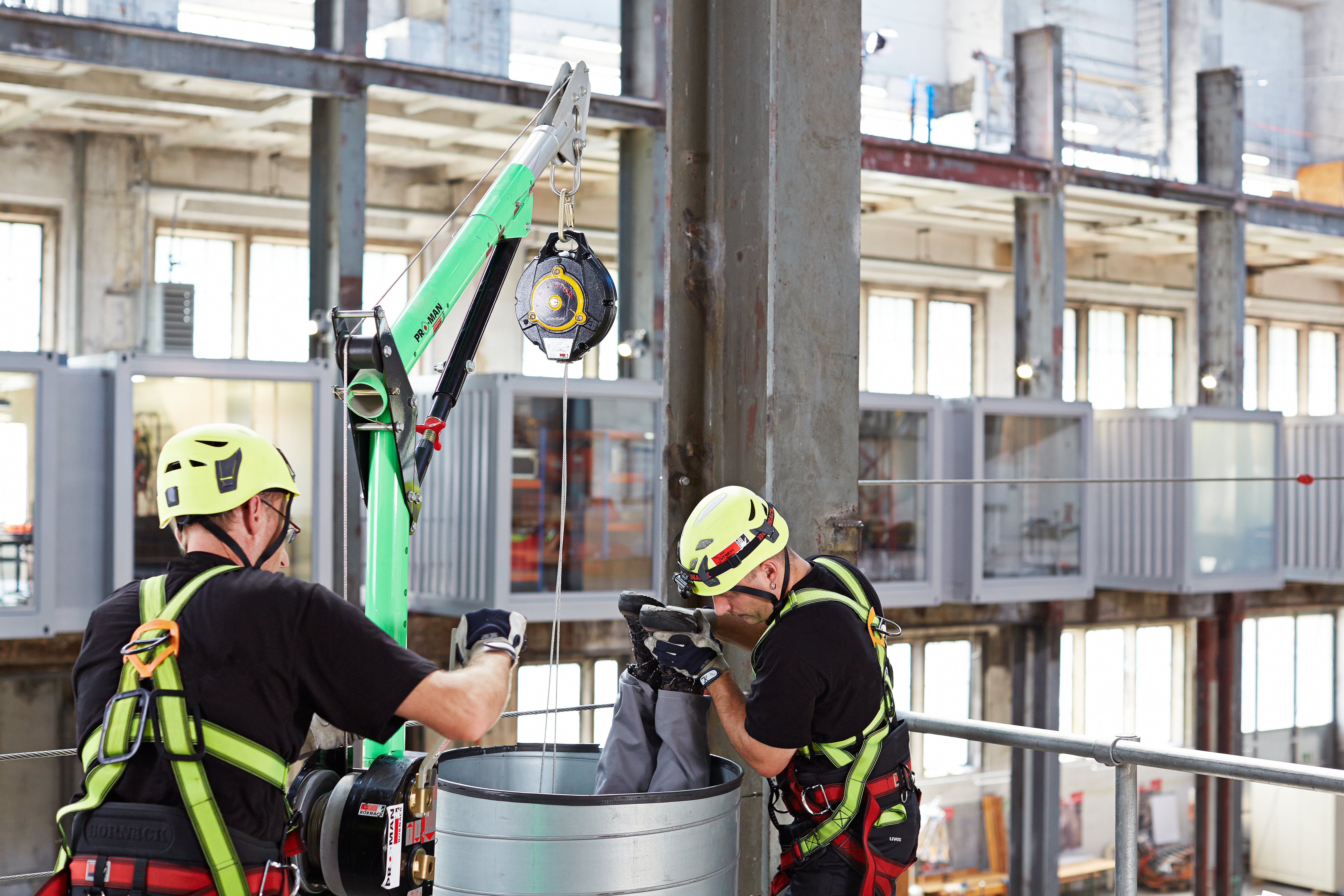 Hochwerk, Bornack, HWS, Hailo Wind Systems, Trainings-Center, Safety And Rescue Academy (S.A.R.A.), S.A.R.A. Training, Sicherheitstrainings, Trainings, 